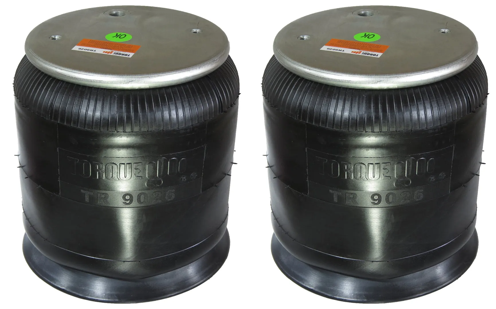 2 pack of TORQUE Air Spring Bag for Peterbilt (Replaces Firestone 9026, Firestone W01-358-9026, Peterbilt 3-06213, 03-07111) (2 x TR9026)