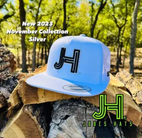 2023 November Collection Silver Jobes Cap-  All White black 3D JH