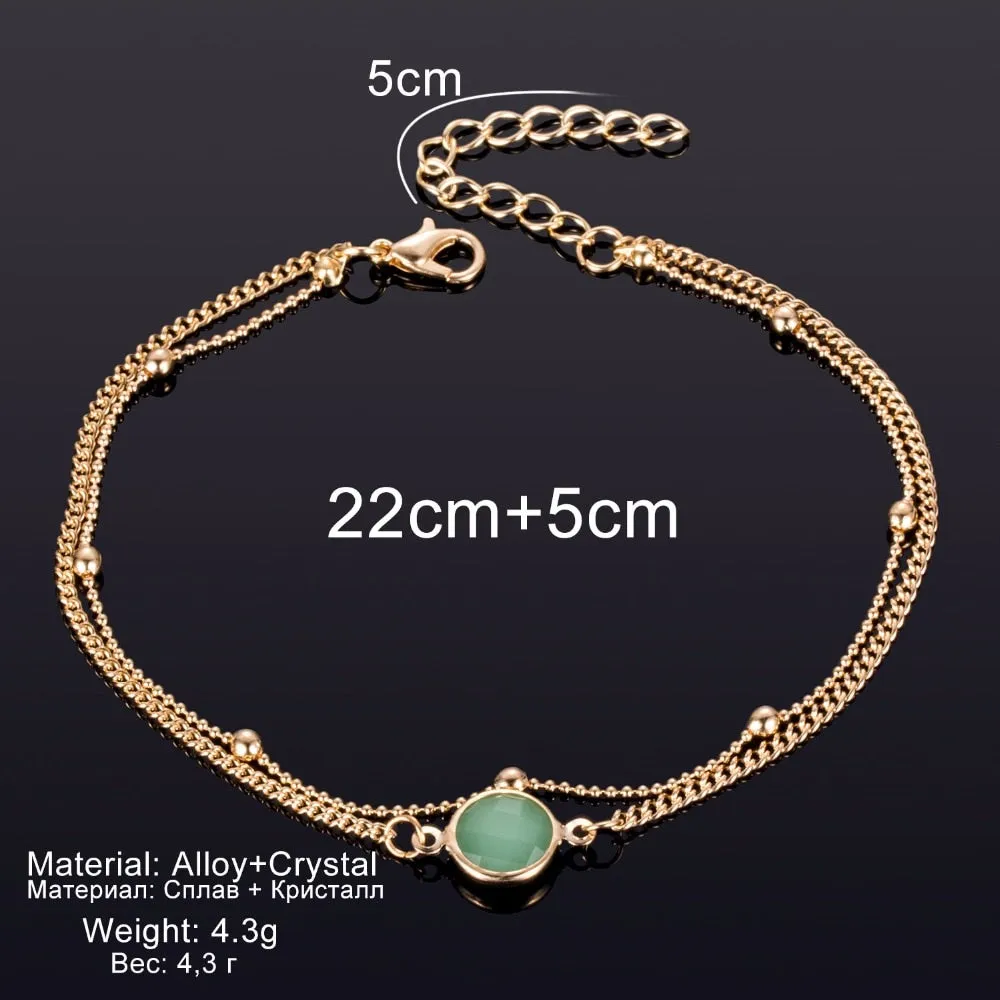 Ankle Chain Pineapple Jewelry Foot Fashion Style Anklets for Women