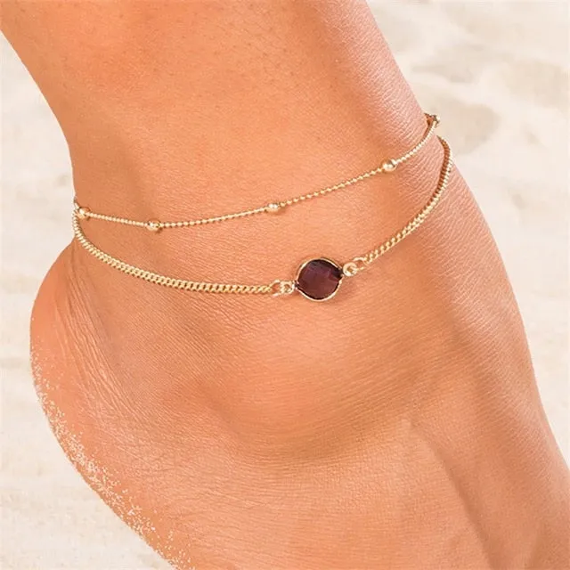 Ankle Chain Pineapple Jewelry Foot Fashion Style Anklets for Women
