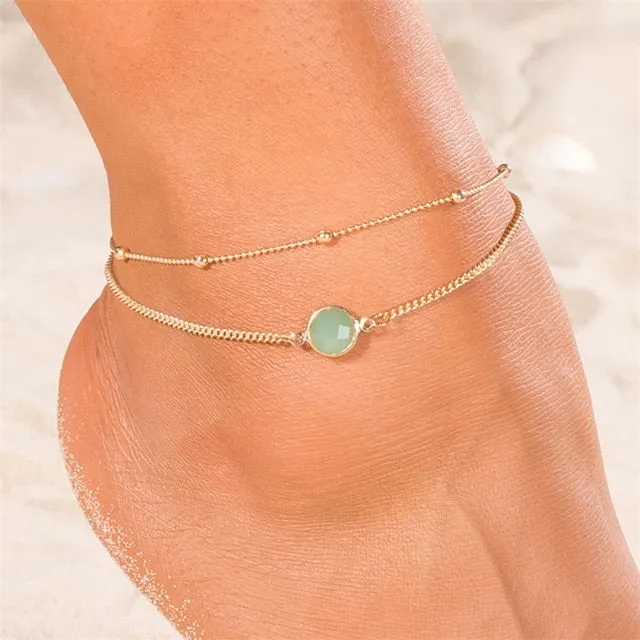 Ankle Chain Pineapple Jewelry Foot Fashion Style Anklets for Women