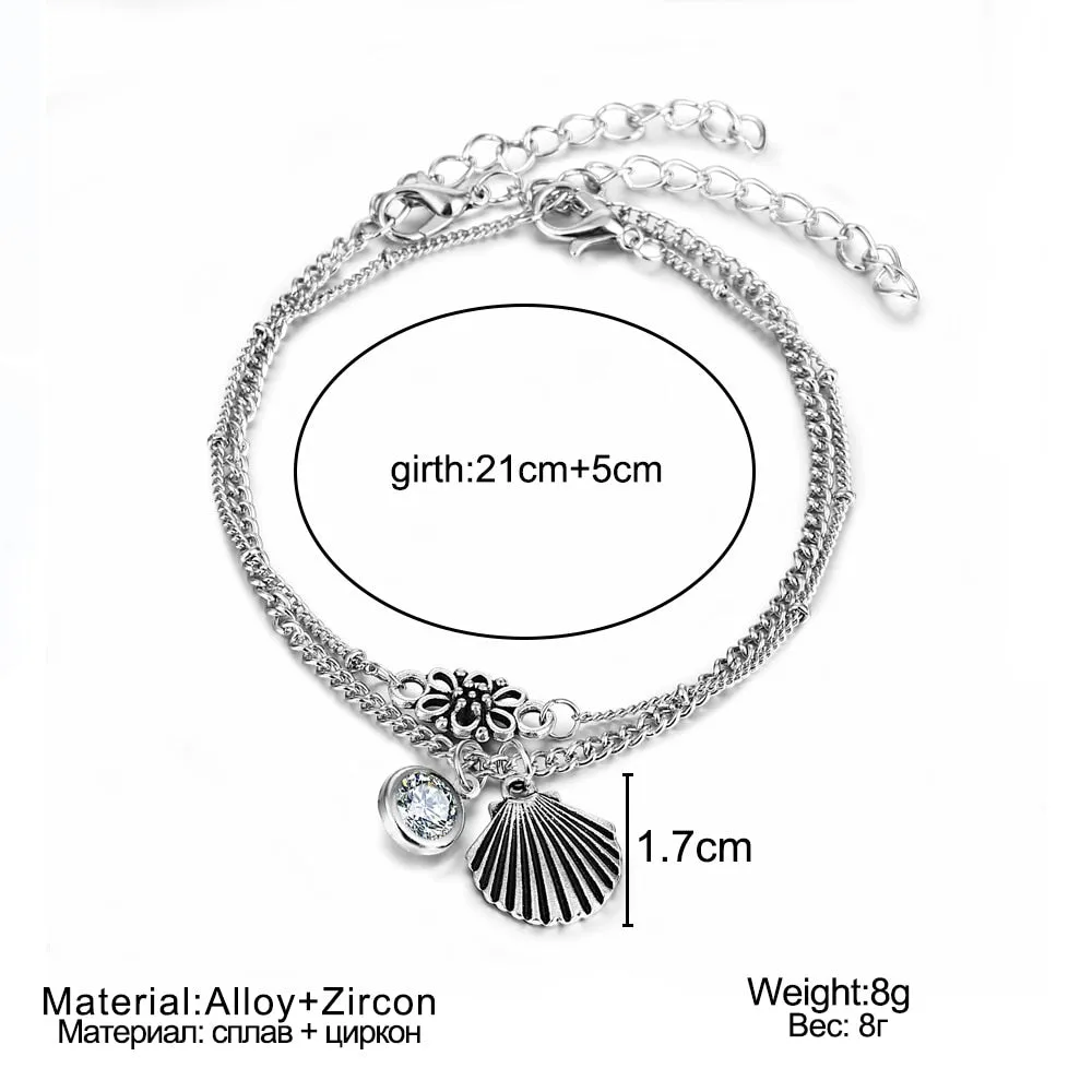 Ankle Chain Pineapple Jewelry Foot Fashion Style Anklets for Women