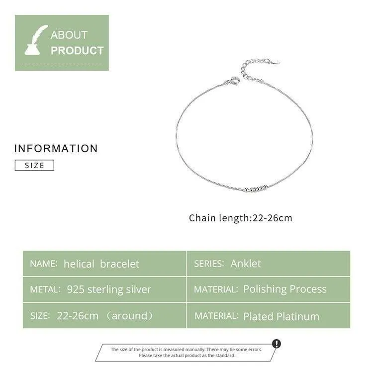 Anklet Charm Jewelry Small Beads - SCT007