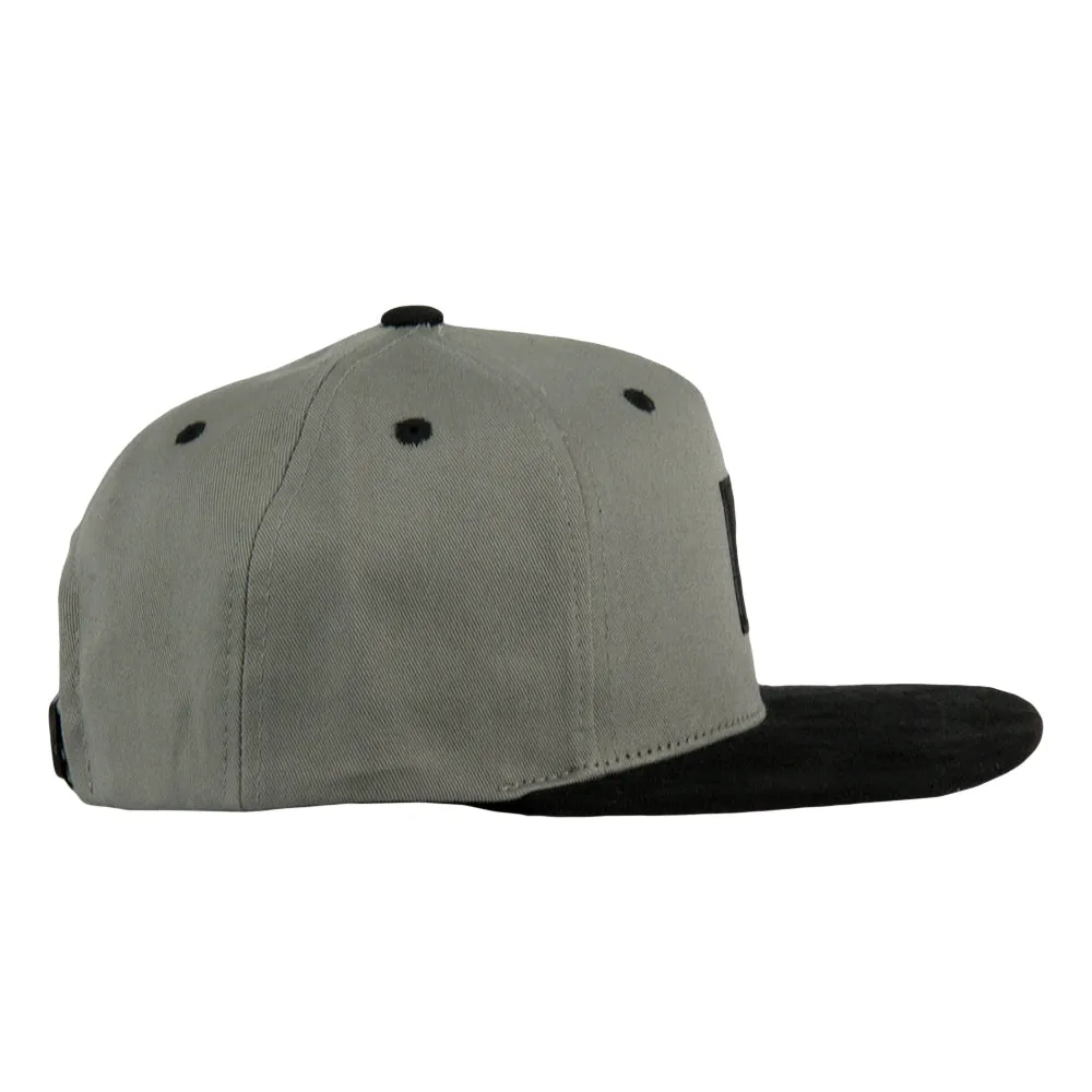 Bear Paw Gray Kids Snapback Hat by Grassroots California