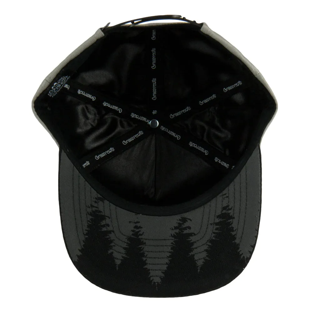 Bear Paw Gray Kids Snapback Hat by Grassroots California
