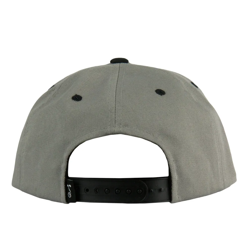 Bear Paw Gray Kids Snapback Hat by Grassroots California