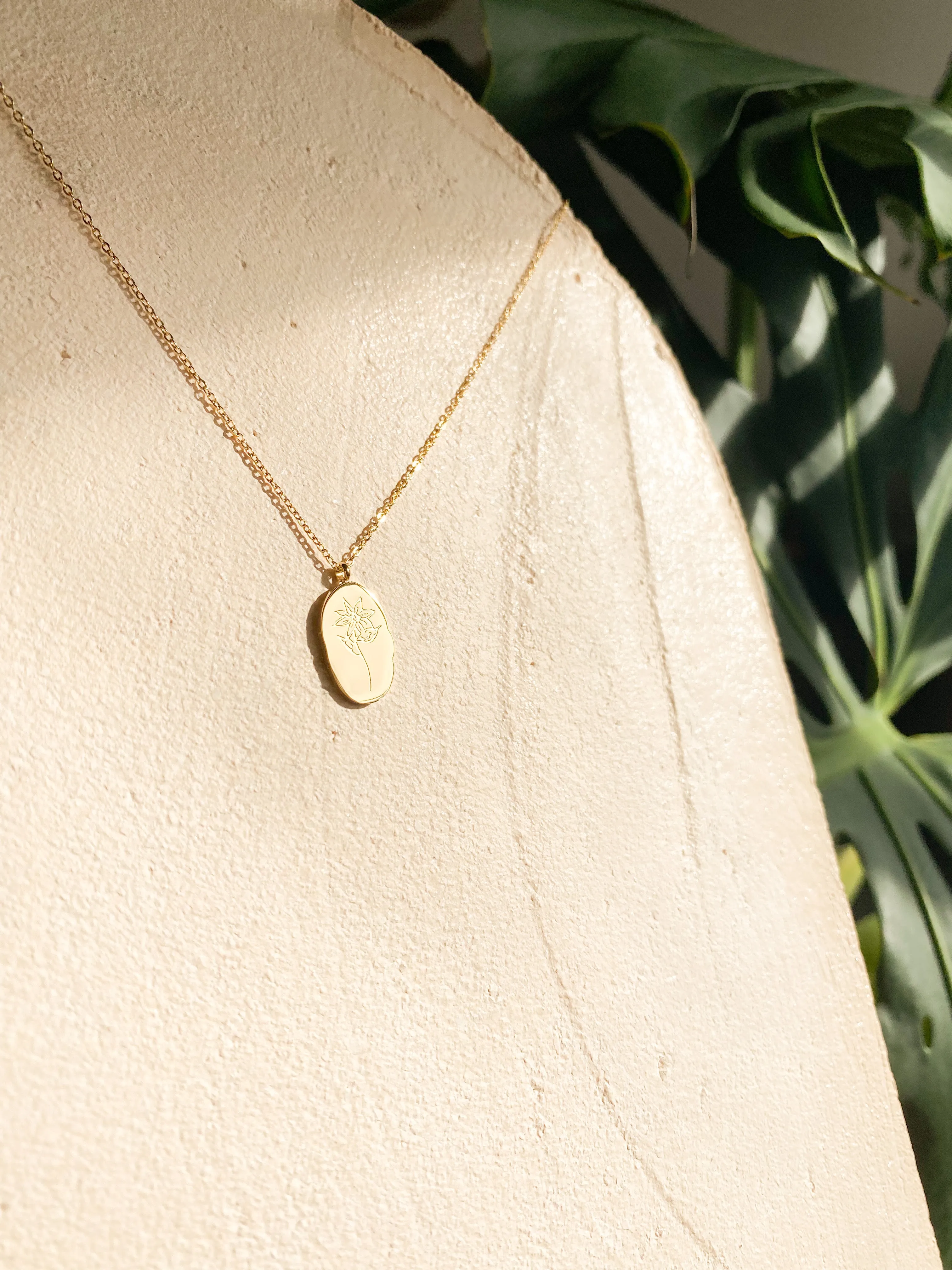 Birth Flower Necklaces