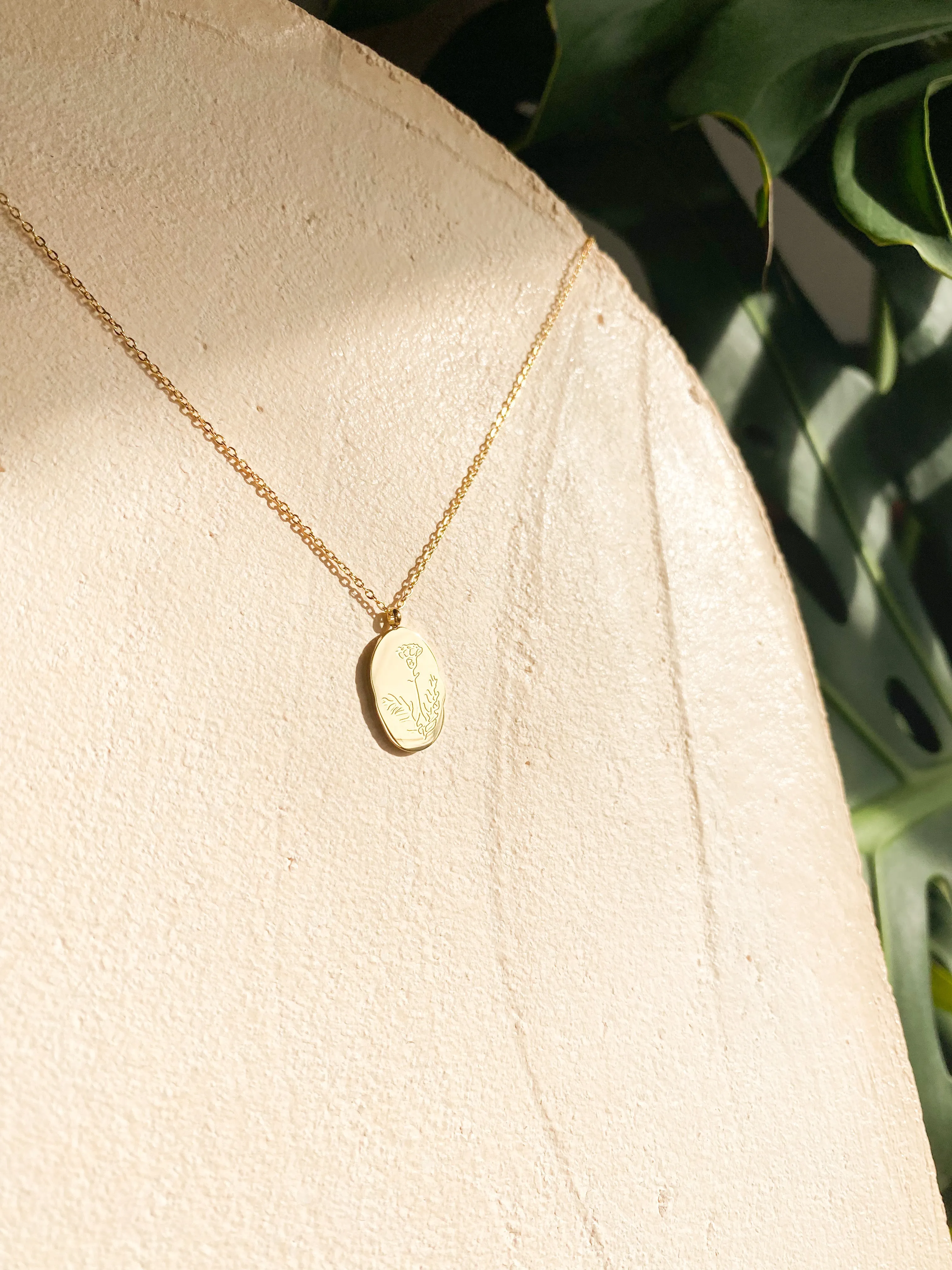 Birth Flower Necklaces