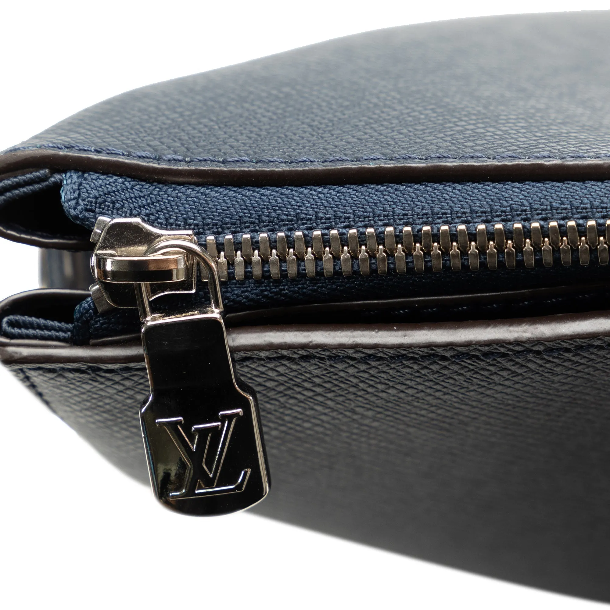 Black Louis Vuitton Taiga Anton Tote Satchel