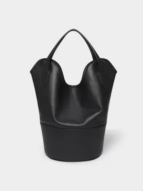 Black Small Ray Bucket bag