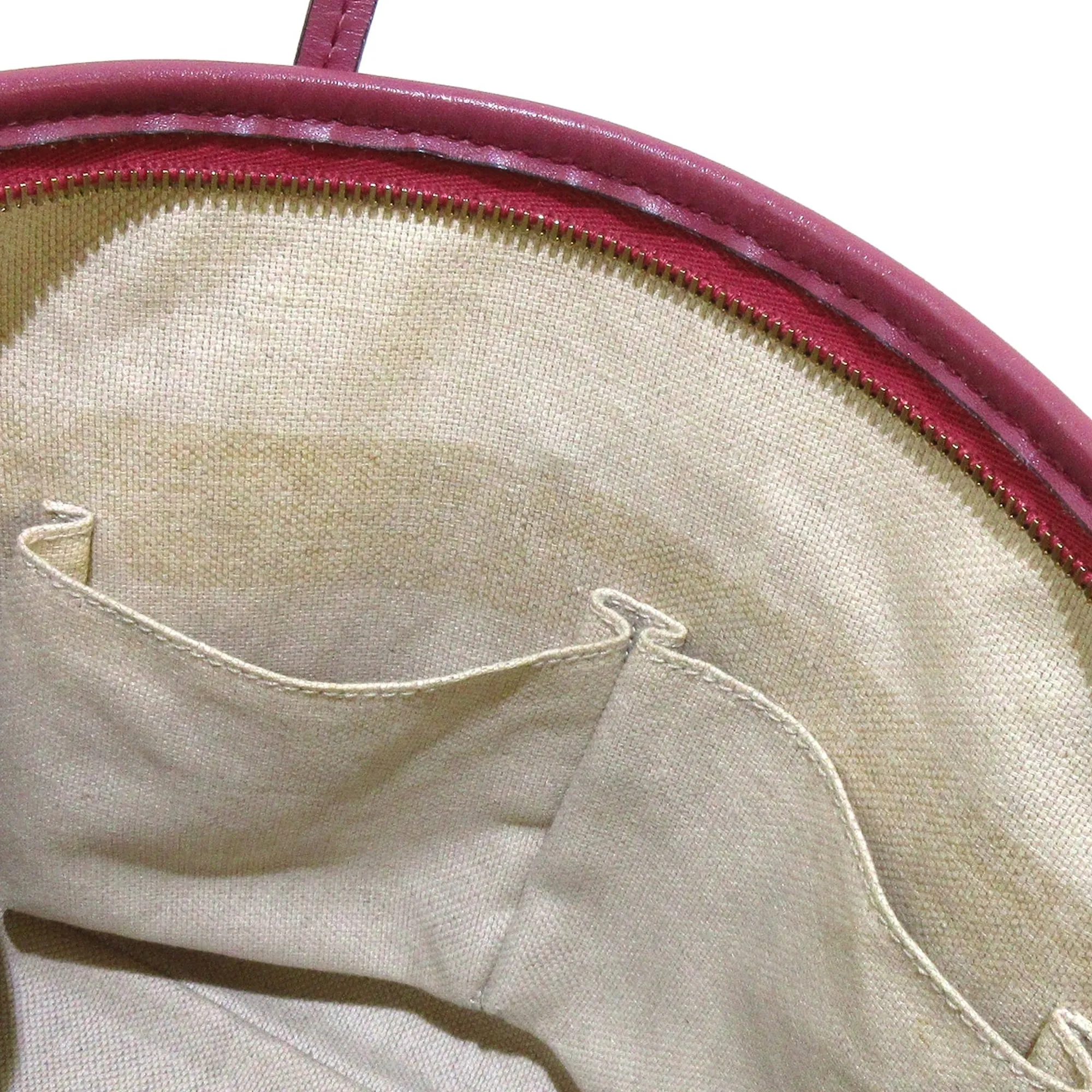 Brown Gucci GG Supreme Convertible Zip Tote Satchel