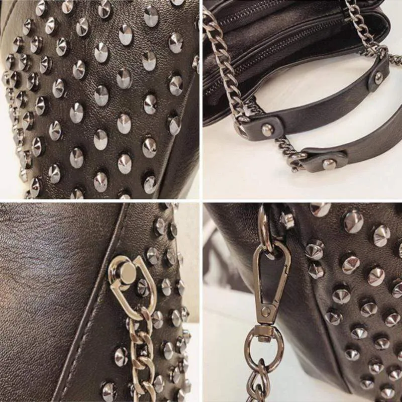 Chained Rivet Gothic Bag - BF