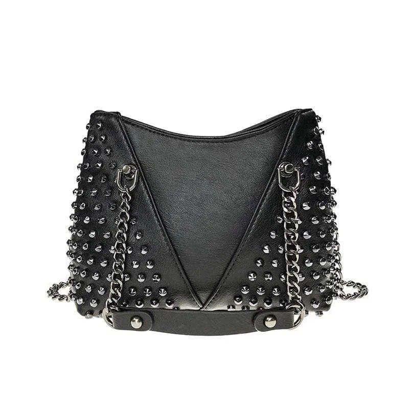 Chained Rivet Gothic Bag - BF