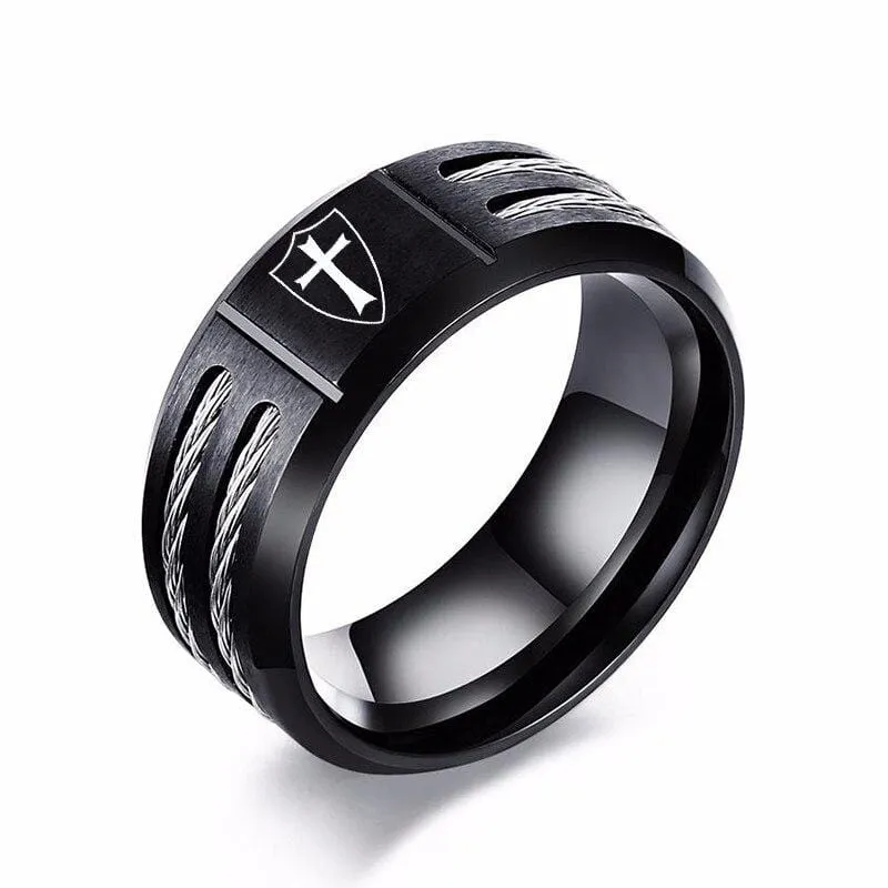 Christian Ring <br> Knights Templar Cross