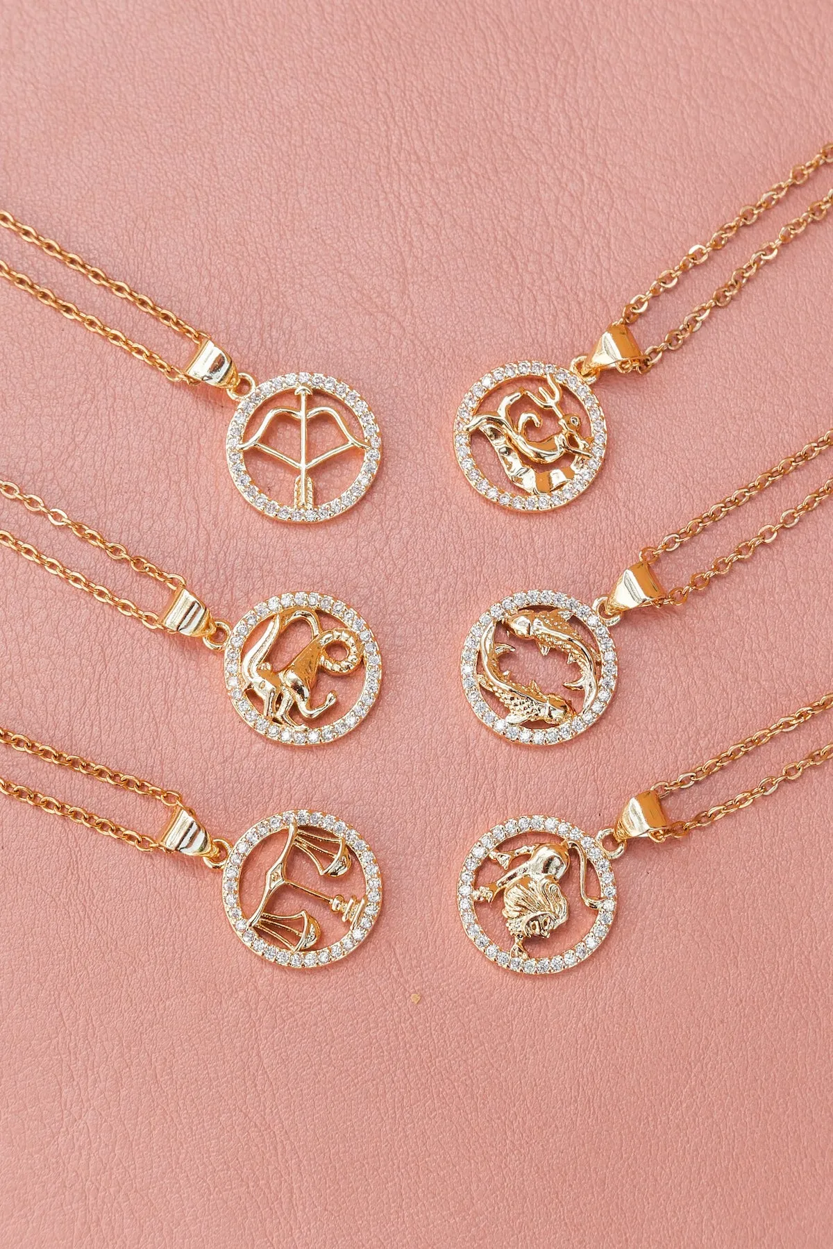 Crystal Zodiac Necklaces