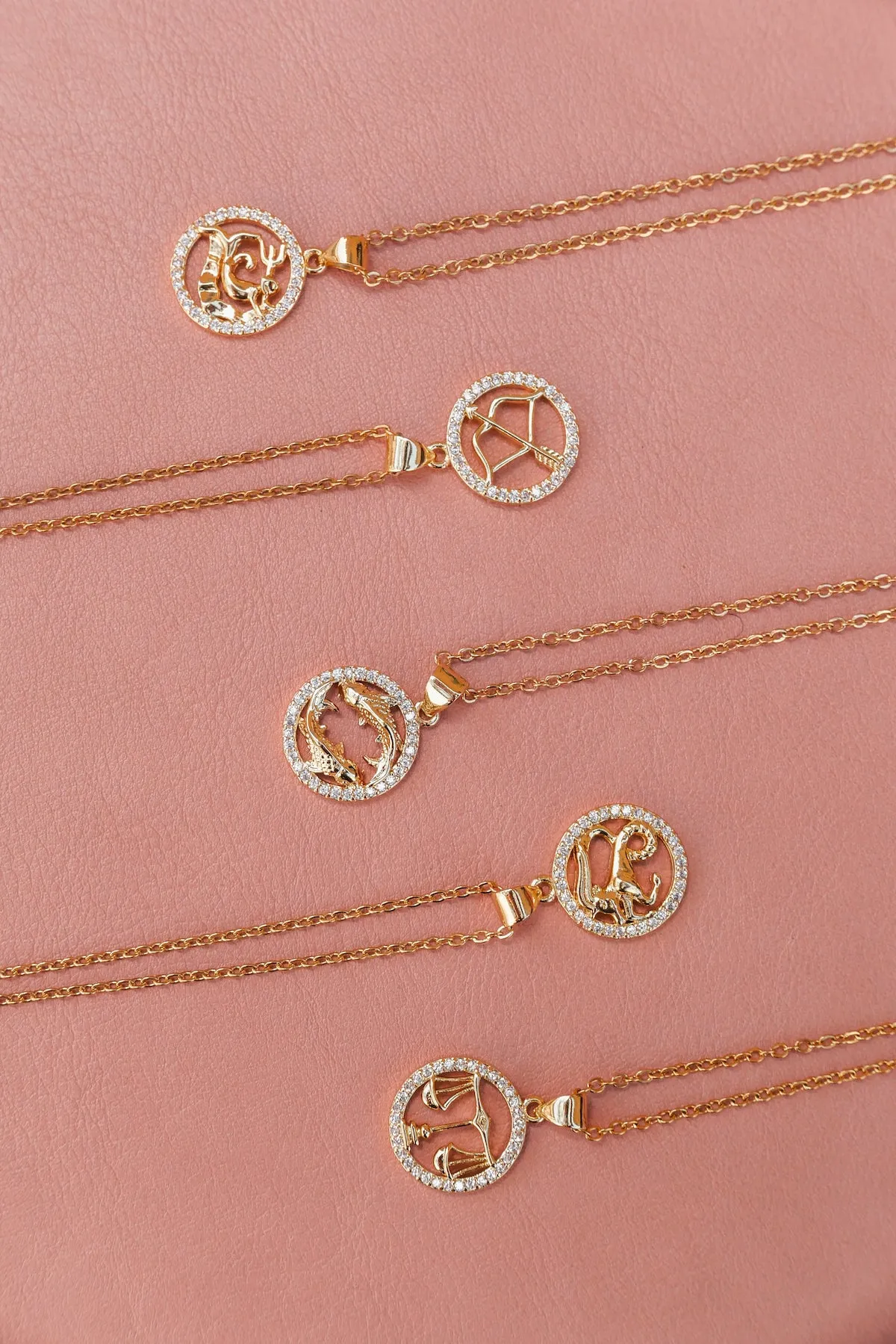 Crystal Zodiac Necklaces