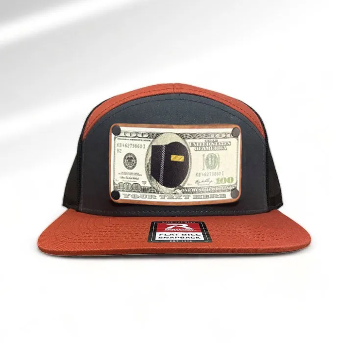 Customizable $100 Pancake Hood Leather Patch