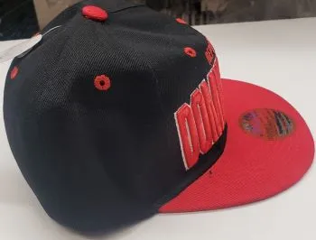 Dominican Republic -- Snap-Back Baseball Cap -- Black/Red
