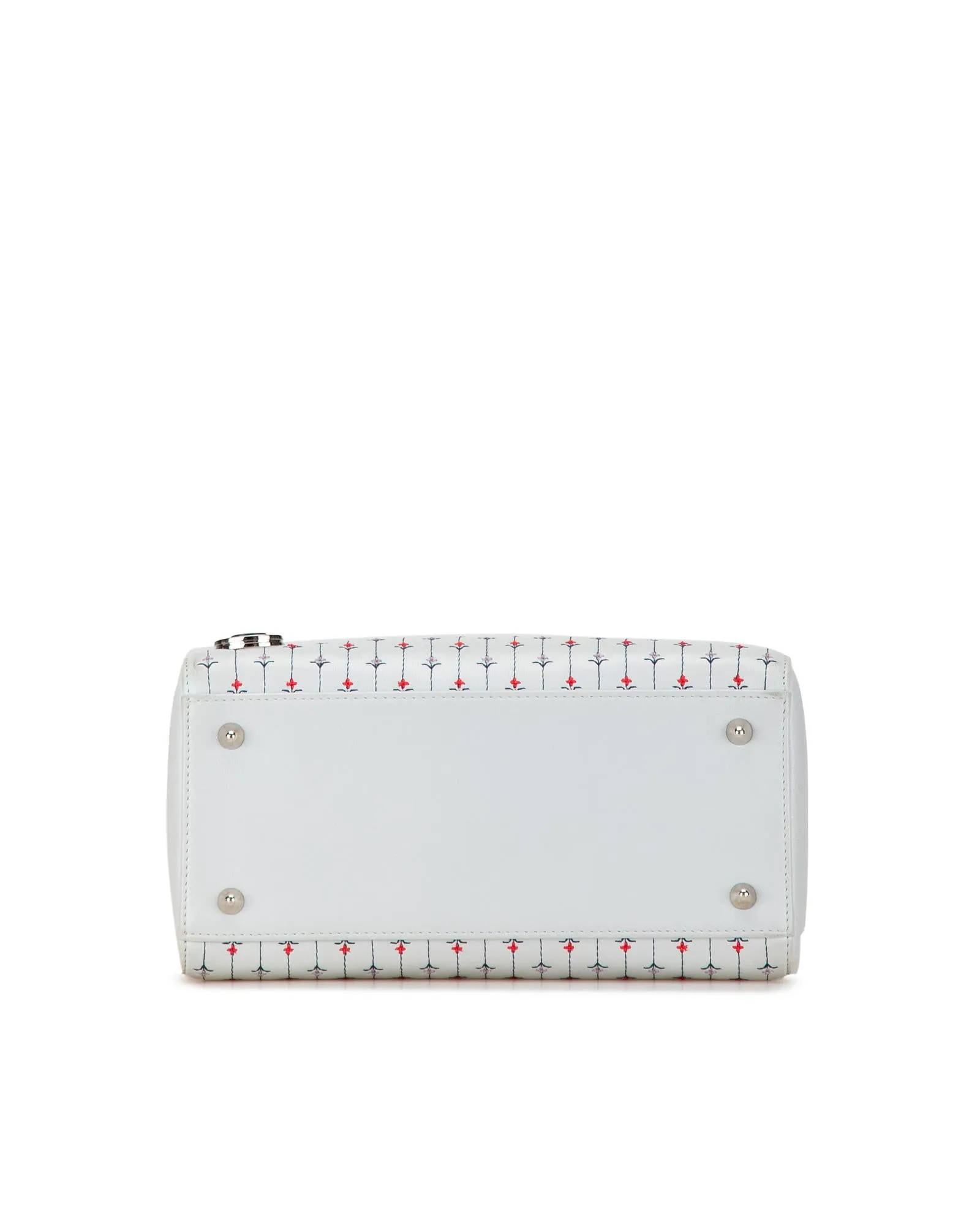 Embroidered Leather Lady Dior Satchel