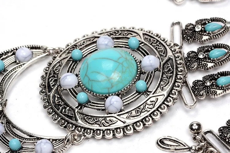 Fashion Body Chain Maix Necklace Vintage Beads Boho Collar Necklace Handmade Multilayer Statement Necklaces & Pendants Women