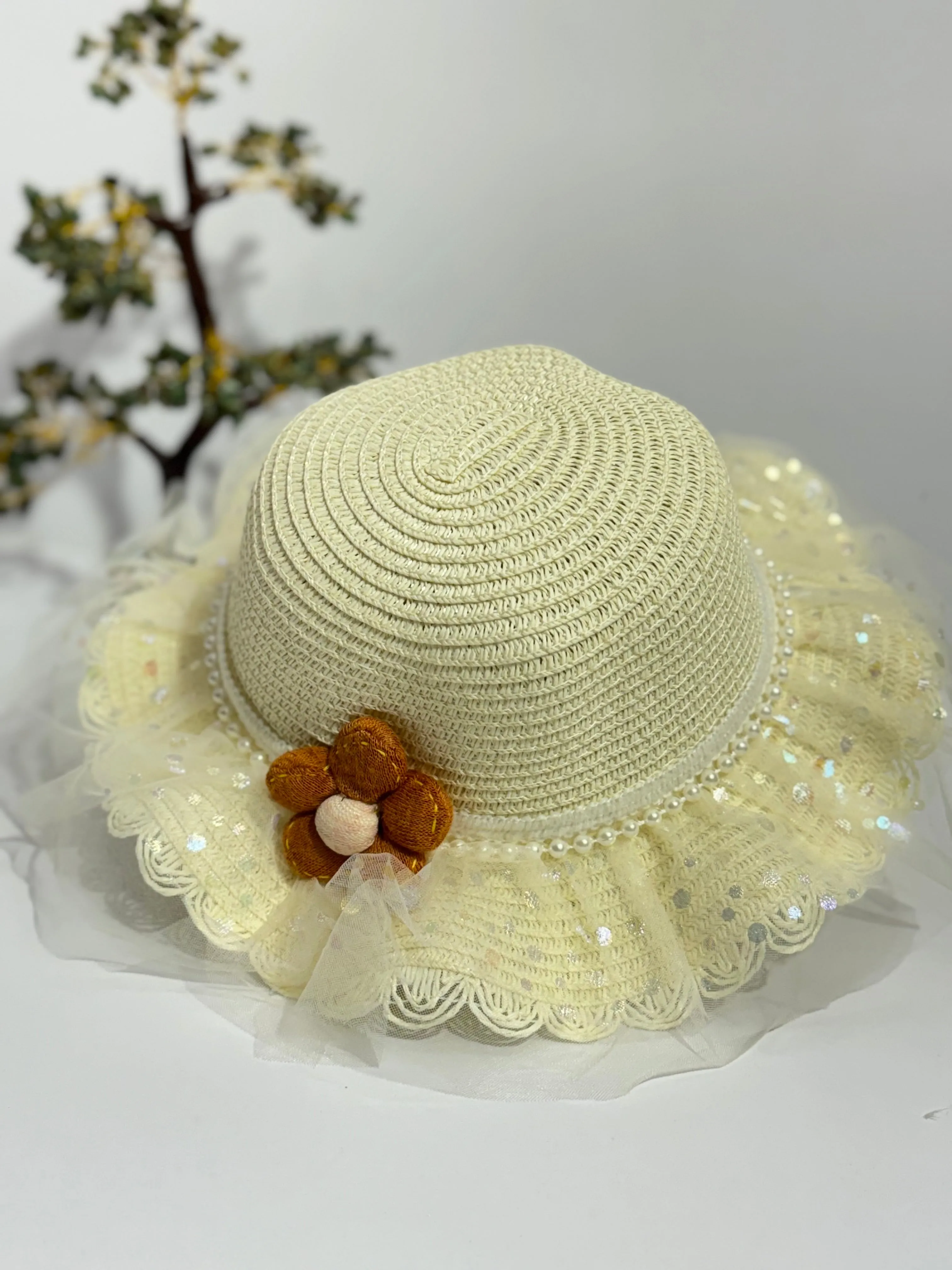 FLOWER POWER POLKA HAT