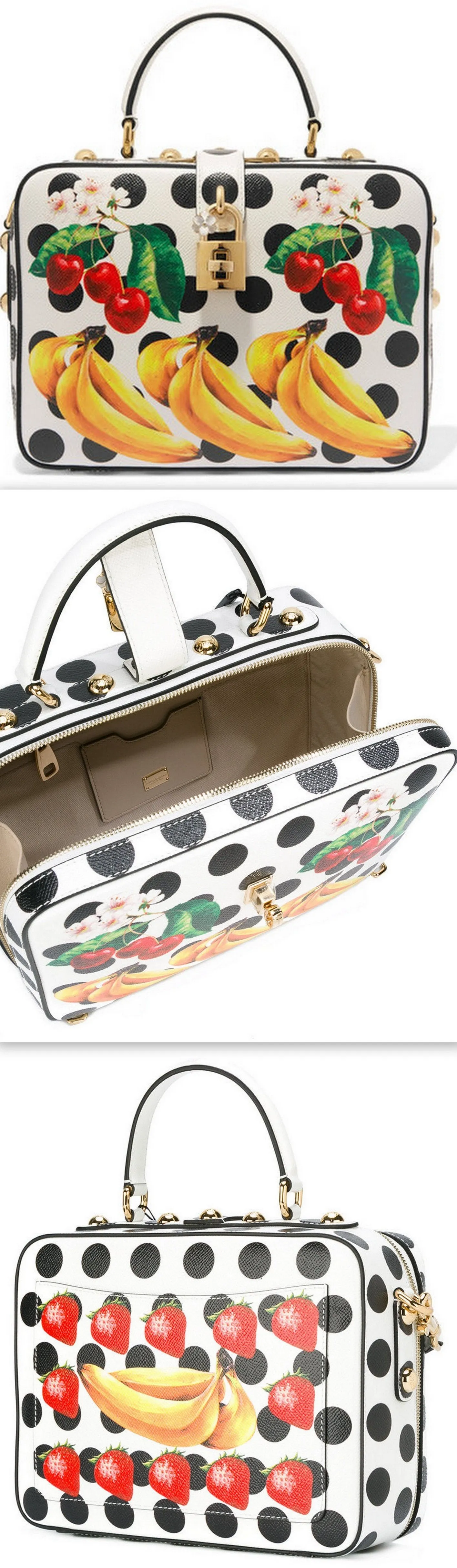 Fruit Print Satchel