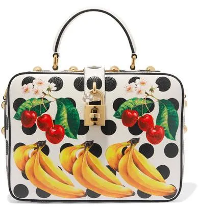 Fruit Print Satchel