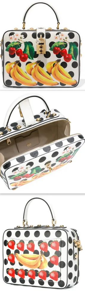 Fruit Print Satchel