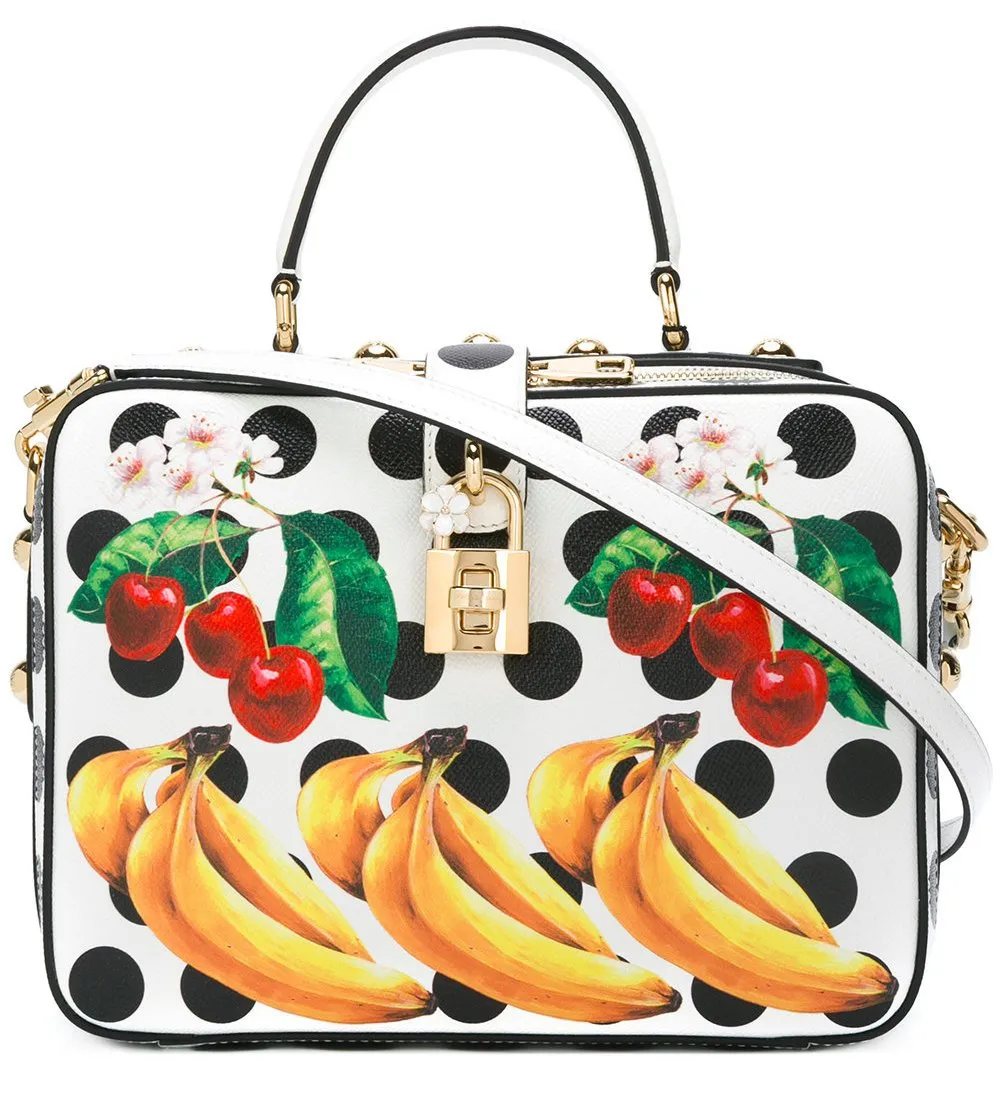 Fruit Print Satchel