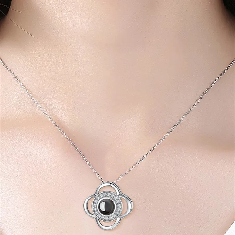 Gifts Rose- Silver Necklaces
