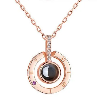 Gifts Rose- Silver Necklaces