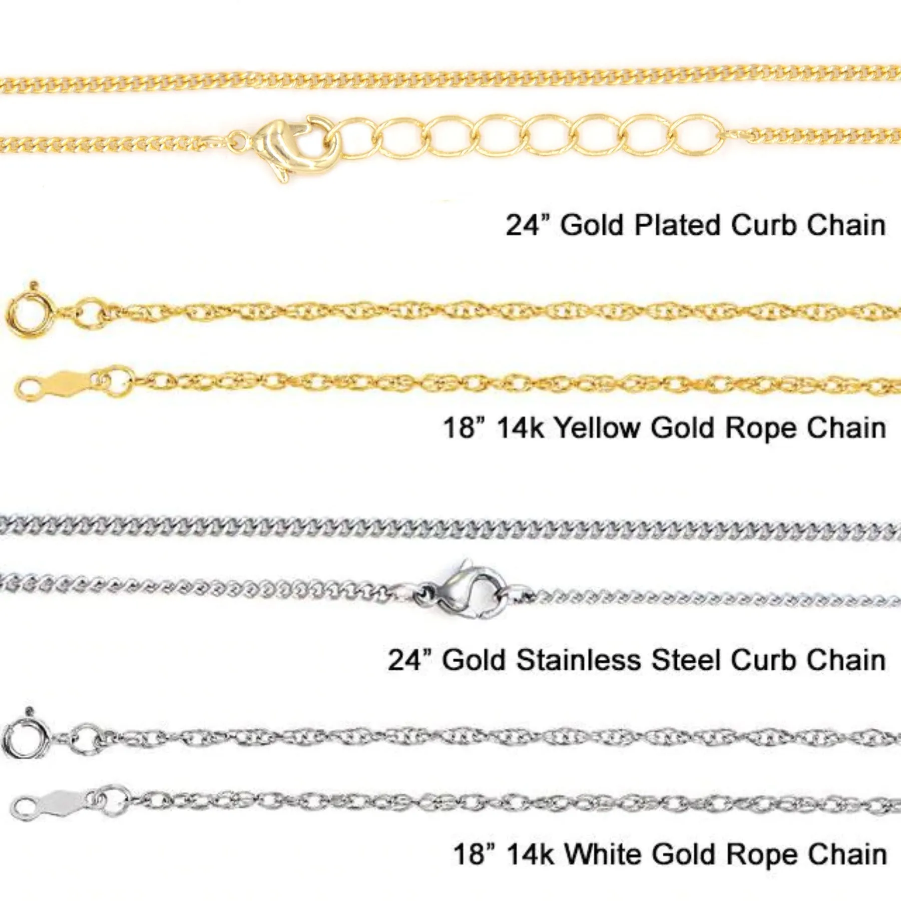 Gold Brains Friendship Necklaces - Enameled