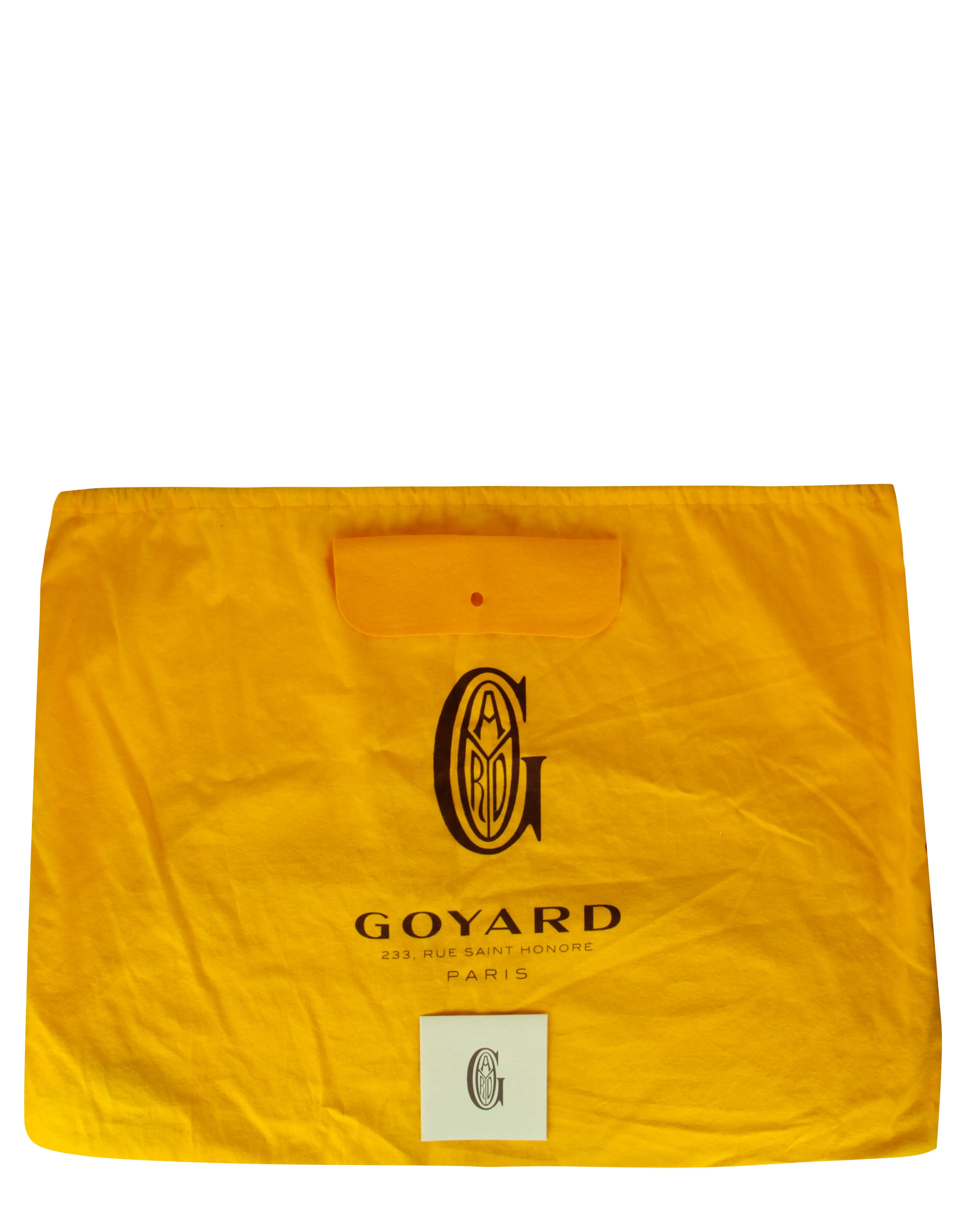 Goyard Black Canvas/ Leather Goyardine Reversible Anjou PM Tote Bag