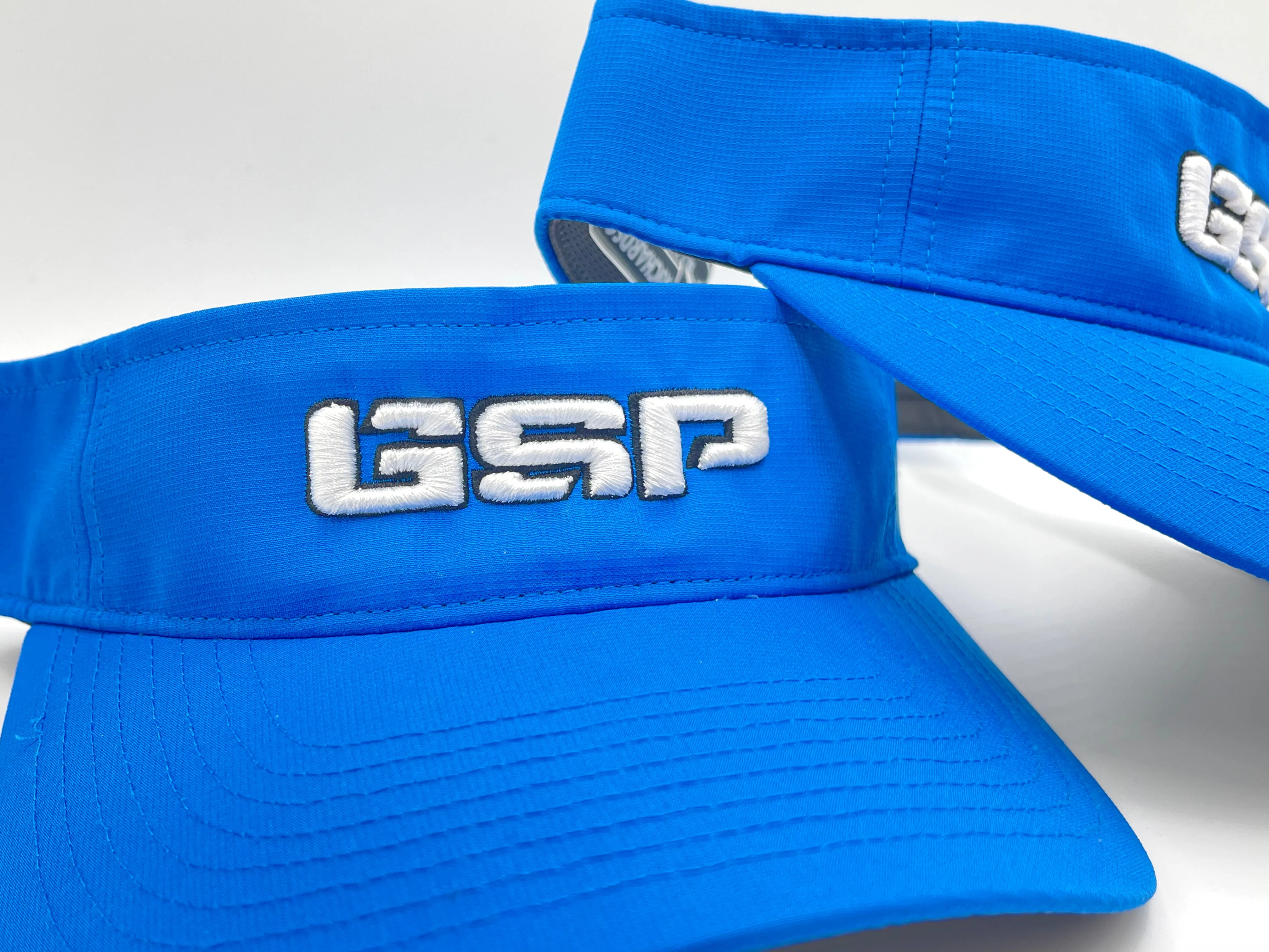 GSP Visor -Sky Blue with White logo