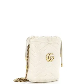 Gucci Gg Marmont Bucket Bag Matelasse
