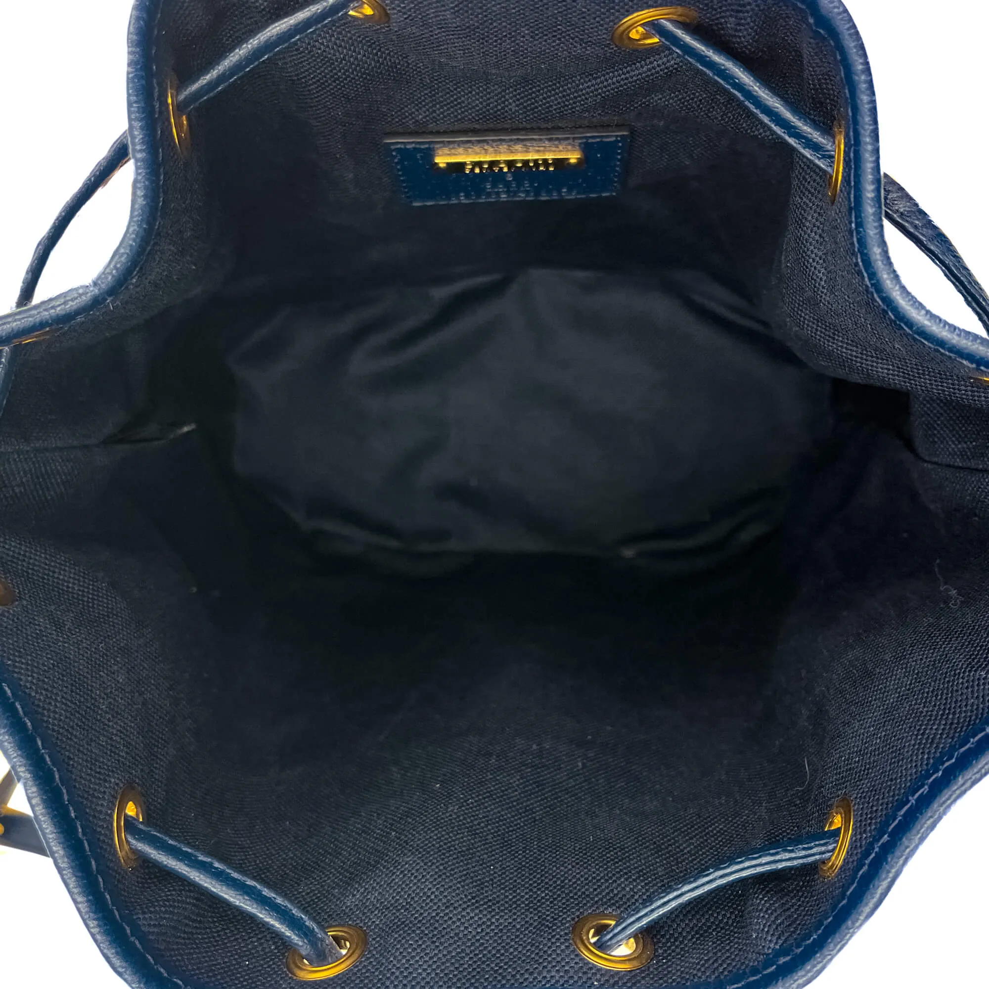 Gucci Kaleidoscope 100 Leather Canvas Bucket Bag