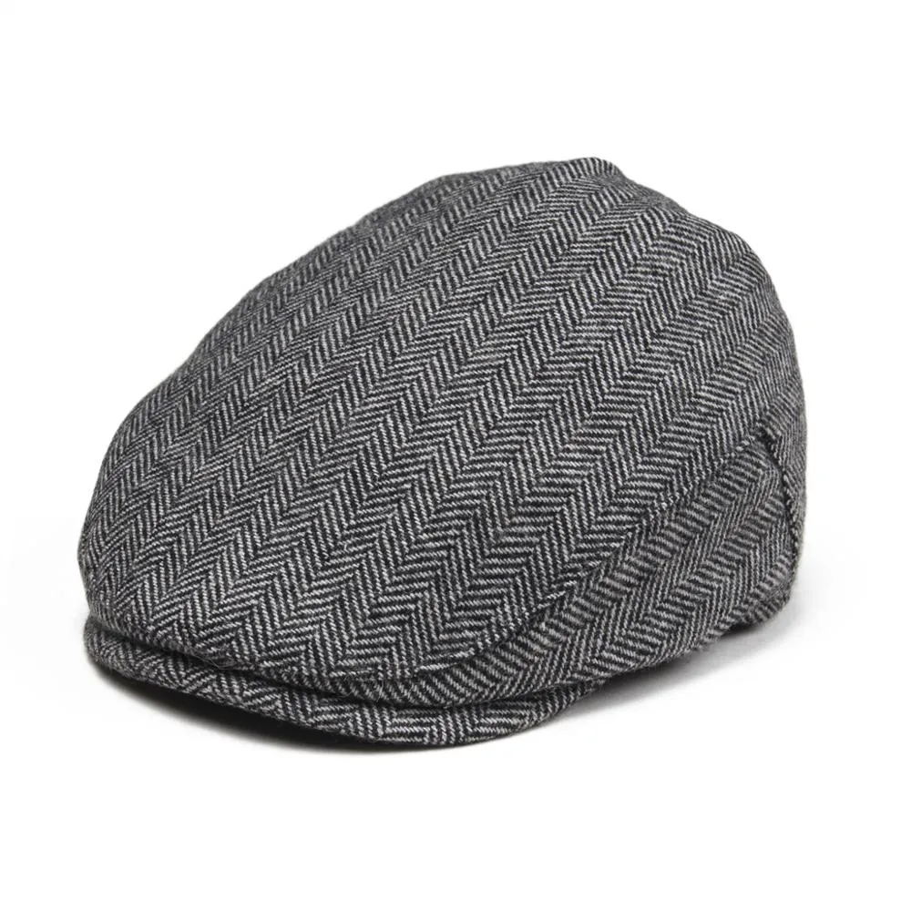 High Quality Herringbone Flat Beret Hats