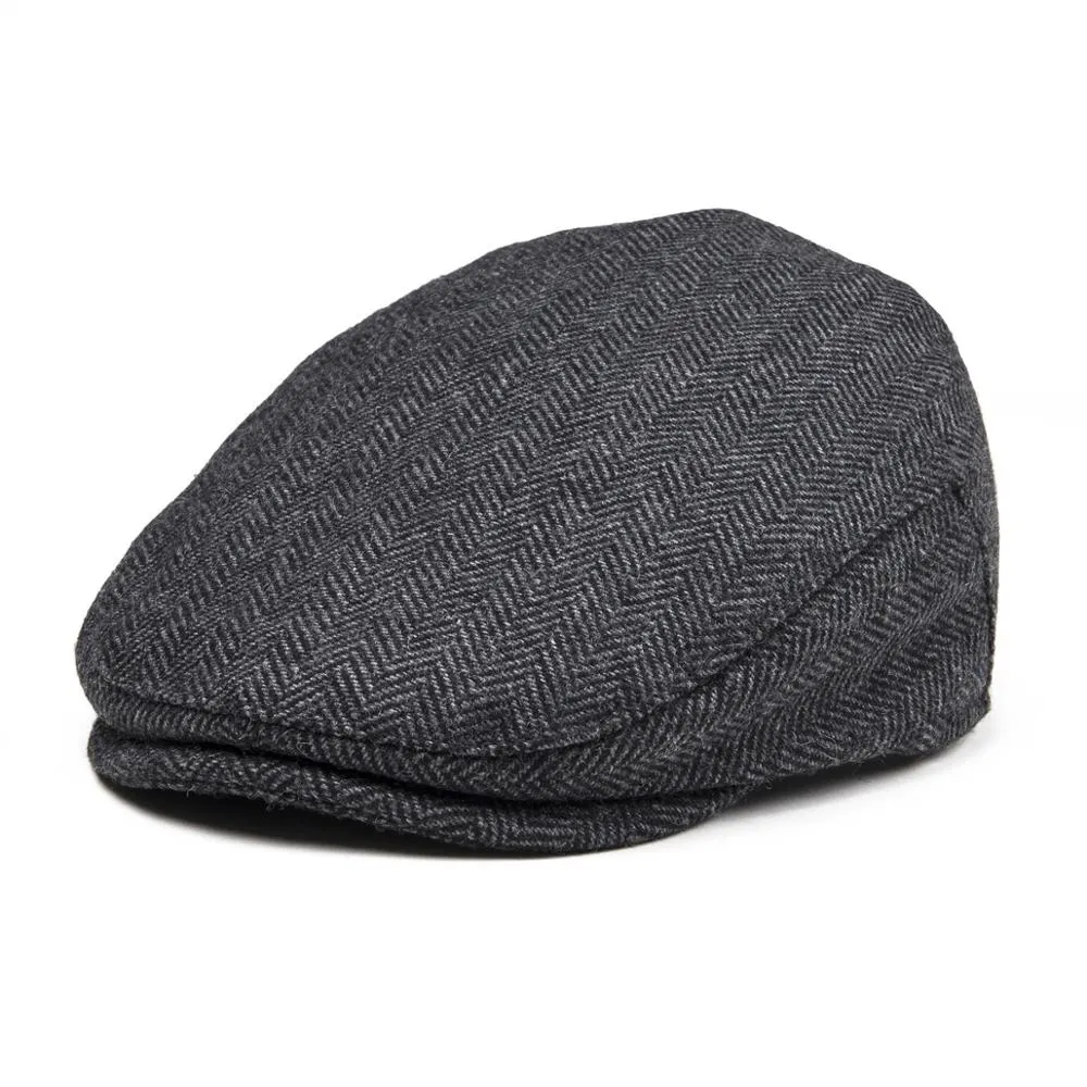 High Quality Herringbone Flat Beret Hats