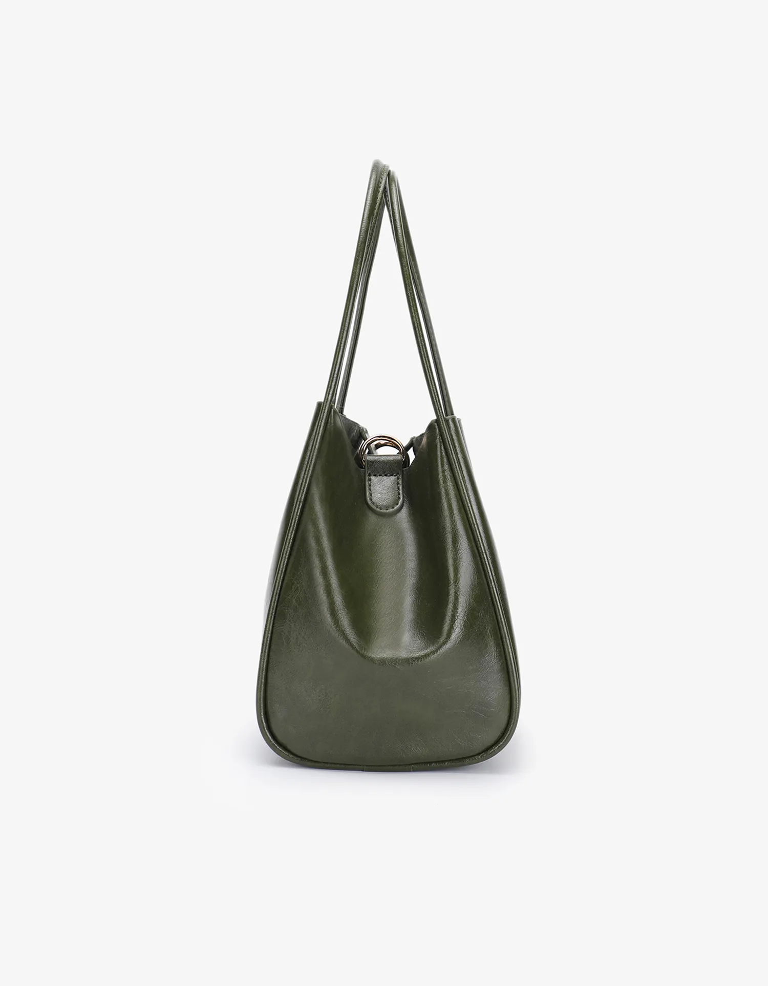 HOLLACE MINI TOTE WAXED OLIVE