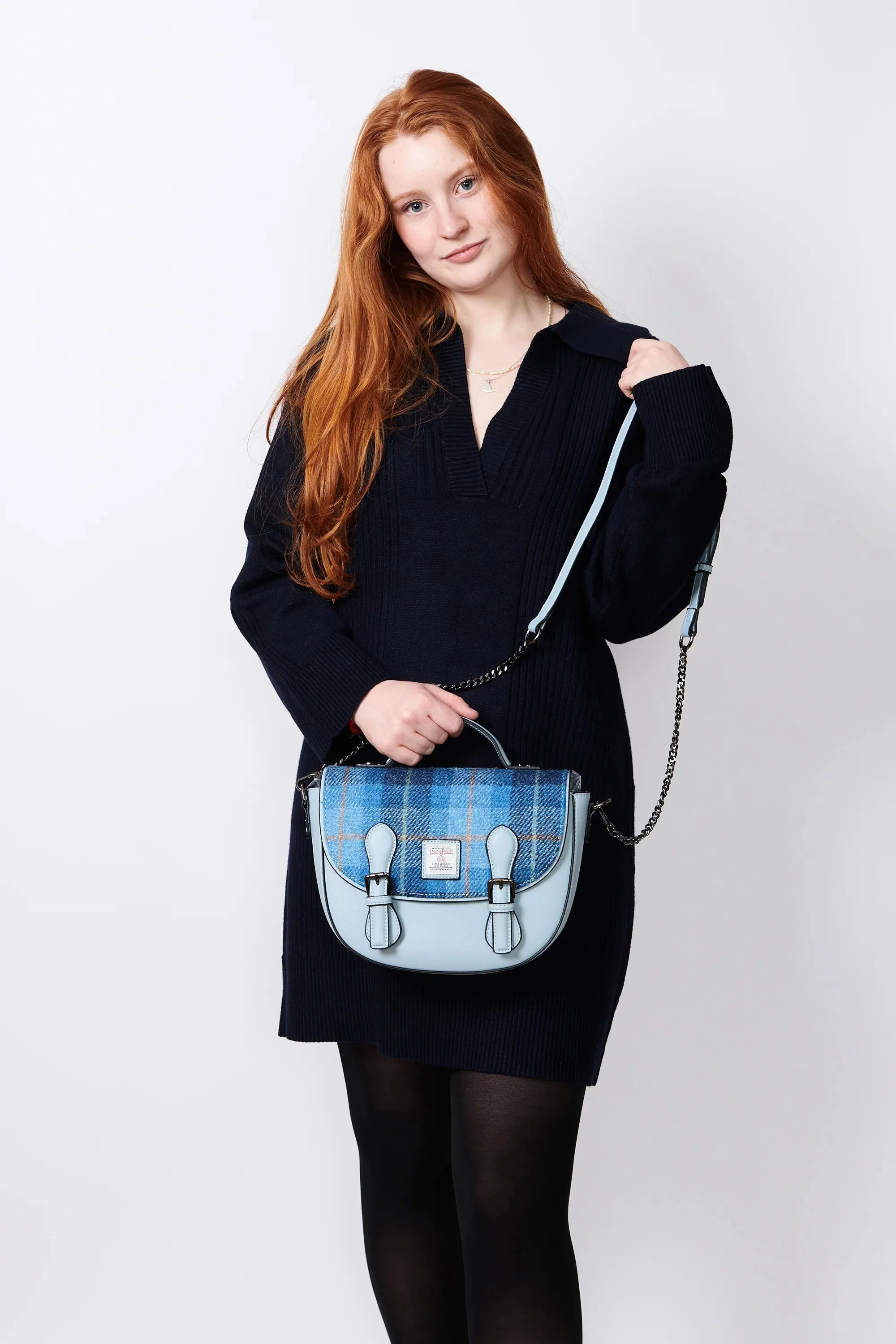 Islander “Medium Cobble Satchel” (Blue)