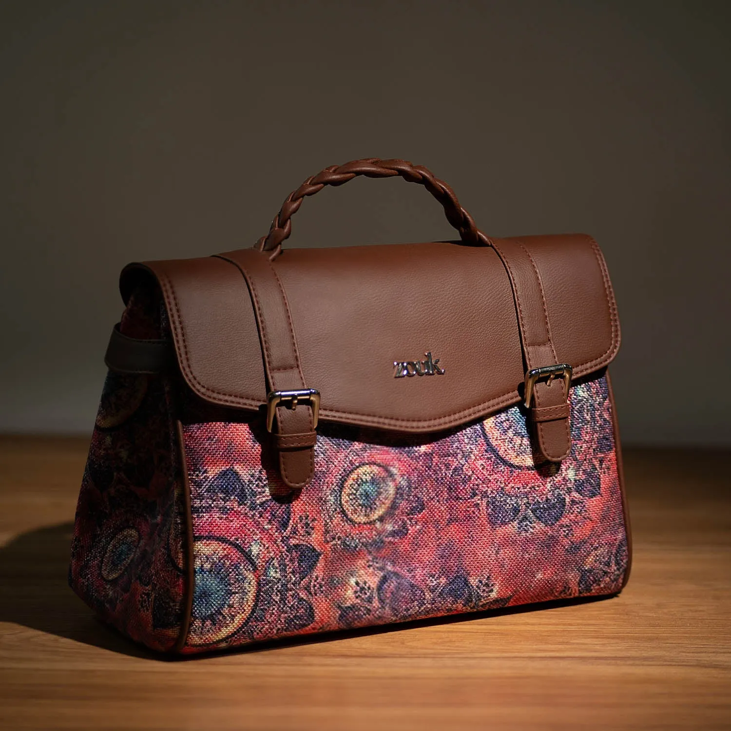 Konkona Heritage Satchel Bag - Space Chakra