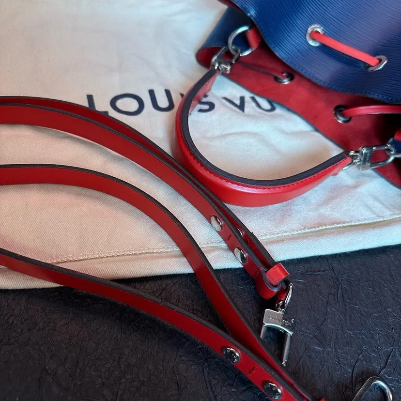 Louis Vuitton Blue Ripple Bucket Bag