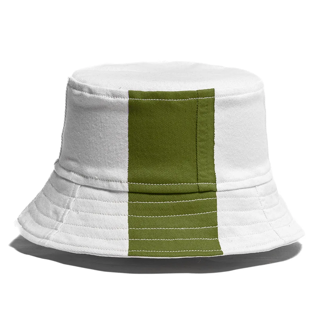 Mursaki Denim Bucket Hat - The Mursaki Stripe (Albus/White Denim)