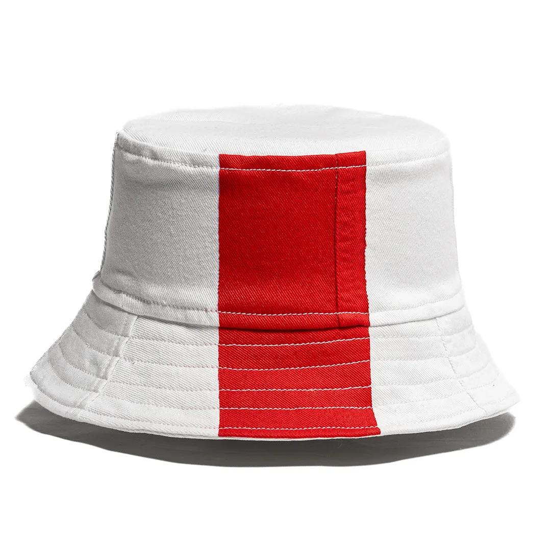 Mursaki Denim Bucket Hat - The Mursaki Stripe (Albus/White Denim)
