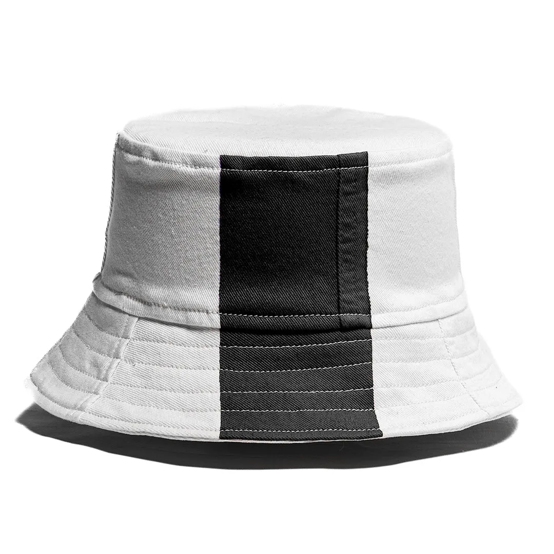 Mursaki Denim Bucket Hat - The Mursaki Stripe (Albus/White Denim)