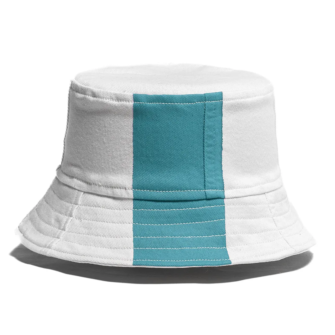 Mursaki Denim Bucket Hat - The Mursaki Stripe (Albus/White Denim)