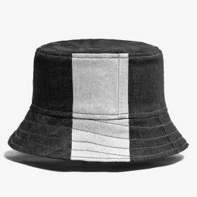 Mursaki Denim Bucket Hat - The Mursaki Stripe (Bane/Raw Black)