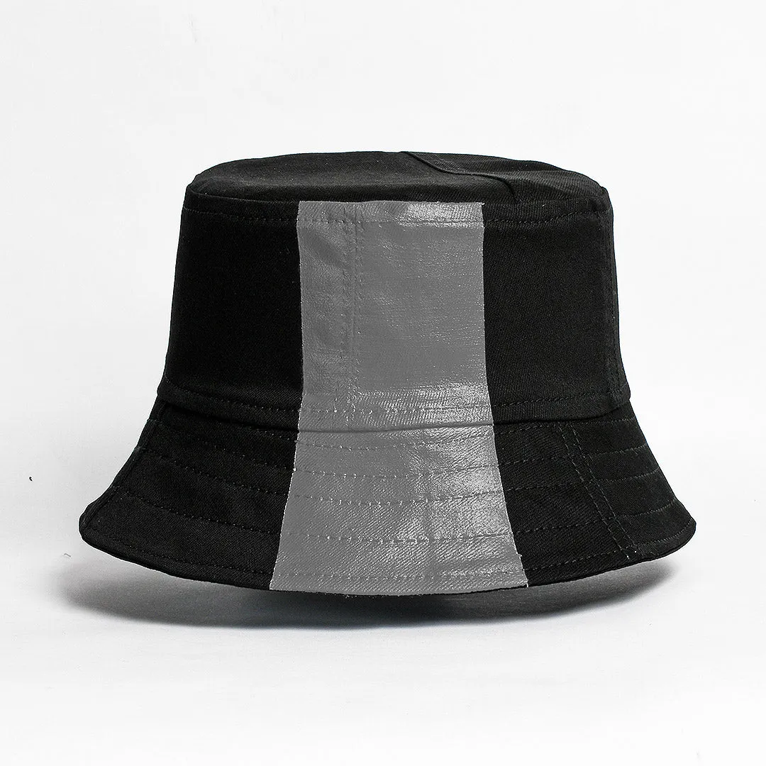 Mursaki Denim Bucket Hat - The Mursaki Stripe (Black/Onyx)