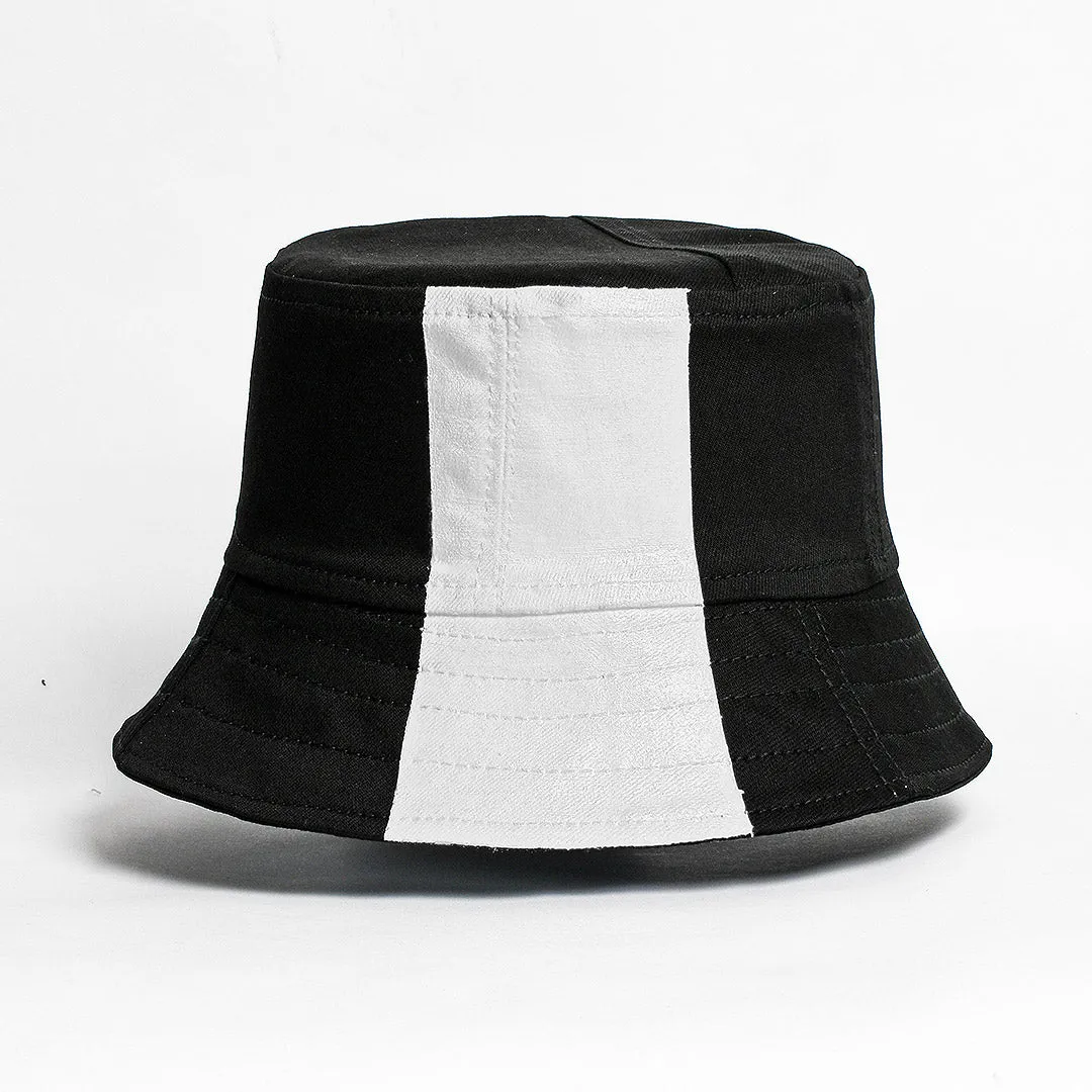 Mursaki Denim Bucket Hat - The Mursaki Stripe (Black/Onyx)