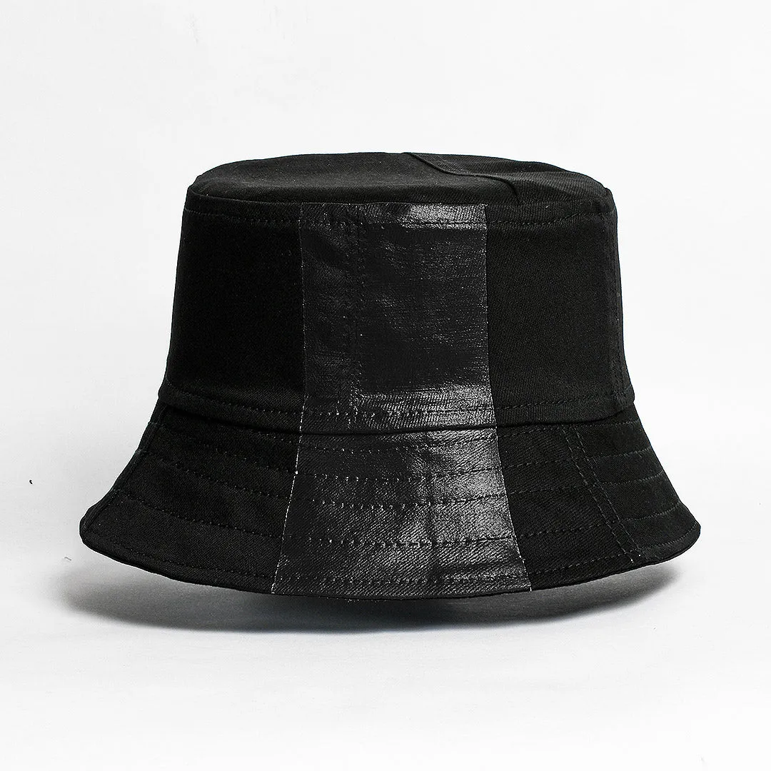 Mursaki Denim Bucket Hat - The Mursaki Stripe (Black/Onyx)